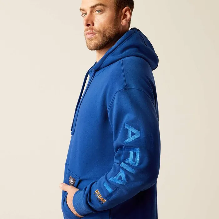 Men Sweatshirts and Hoodies Ariat Rebar Graphic Hoodie Glacier Blueimperial Blue Men Sweatshirts and Hoodies Ariat Rebar Graphic Hoodie Glacier Blueimperial Blue
