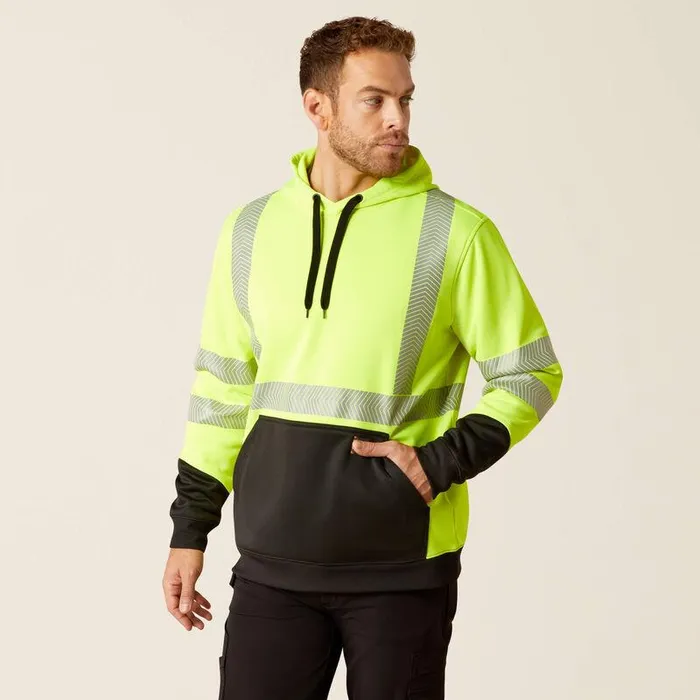 Men Sweatshirts and Hoodies Ariat Rebar HiVis Hoodie Hivis Yellow