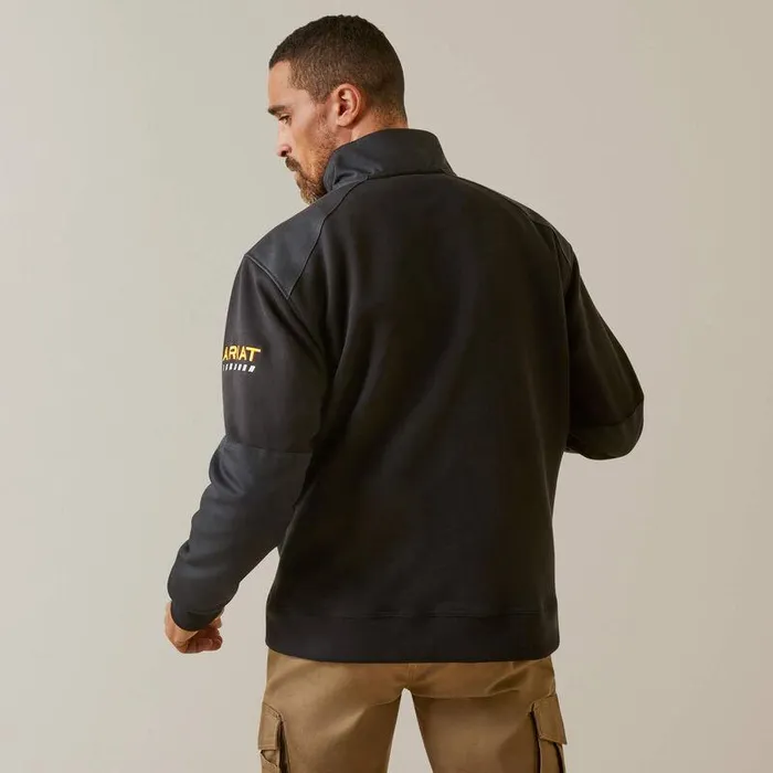 Men Sweatshirts and Hoodies Ariat Rebar Workman Duracanvas 14 Zip Sweatshirt Blackand Black Men Sweatshirts and Hoodies Ariat Rebar Workman Duracanvas 14 Zip Sweatshirt Blackand Black