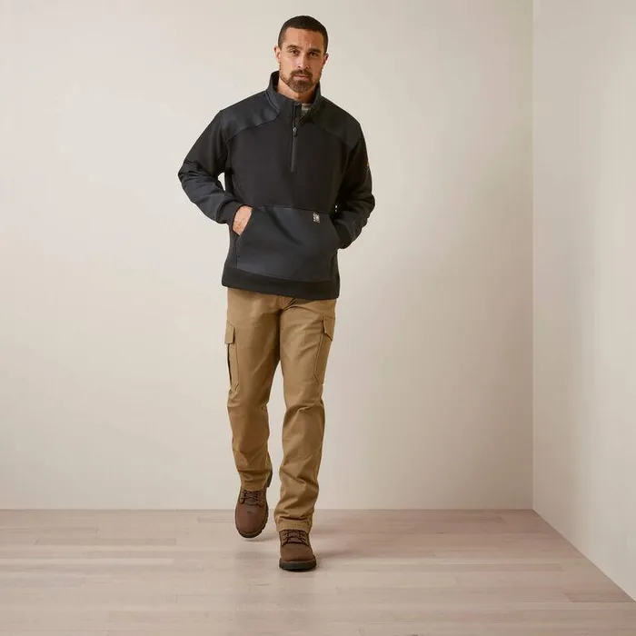 Men Sweatshirts and Hoodies Ariat Rebar Workman Duracanvas 14 Zip Sweatshirt Blackand Black Men Sweatshirts and Hoodies Ariat Rebar Workman Duracanvas 14 Zip Sweatshirt Blackand Black