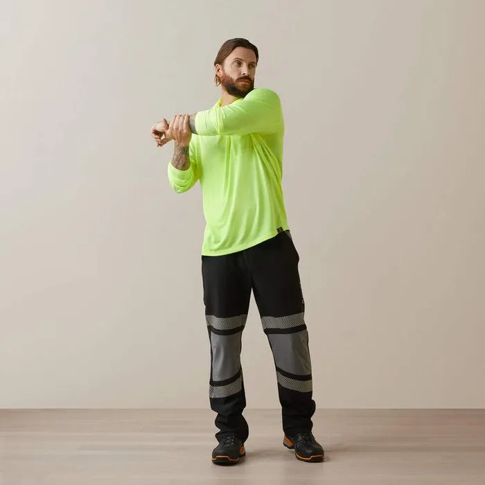 Men TShirts and Polos Ariat Rebar Evolution Hooded Sun Shirt Safety Yellow Men TShirts and Polos Ariat Rebar Evolution Hooded Sun Shirt Safety Yellow