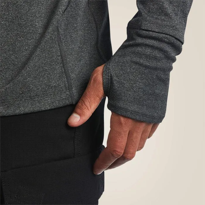 Men TShirts and Polos Ariat Rebar Polartec Elite frac14 Zip Baselayer Black Men TShirts and Polos Ariat Rebar Polartec Elite frac14 Zip Baselayer Black