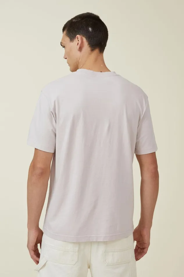 Men Tees and Tanks Cotton On Organic Loose Fit TShirt Iced Lilac