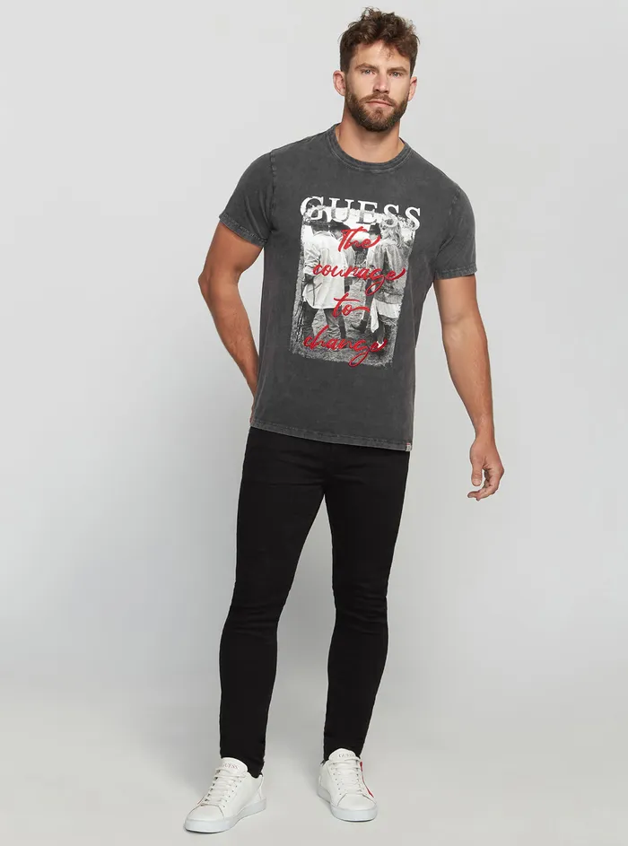 Men Tees and Tanks GUESS Black Doriano Graphic Tshirt Men Tees and Tanks GUESS Black Doriano Graphic Tshirt