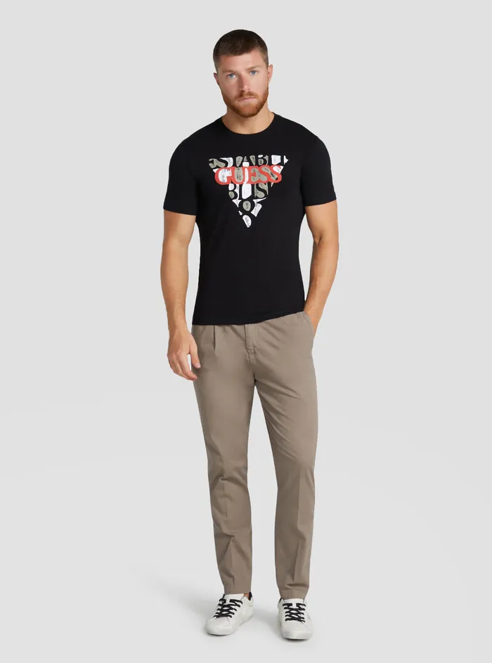 Men Tees and Tanks GUESS Eco Black Blurri Logo Tshirt Men Tees and Tanks GUESS Eco Black Blurri Logo Tshirt