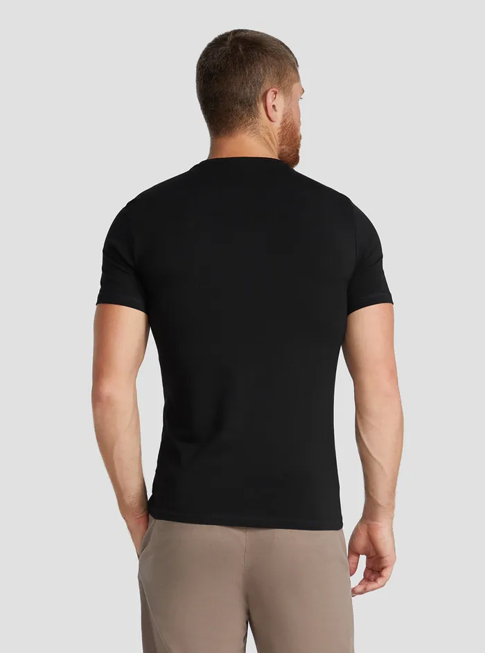 Men Tees and Tanks GUESS Eco Black Blurri Logo Tshirt Men Tees and Tanks GUESS Eco Black Blurri Logo Tshirt
