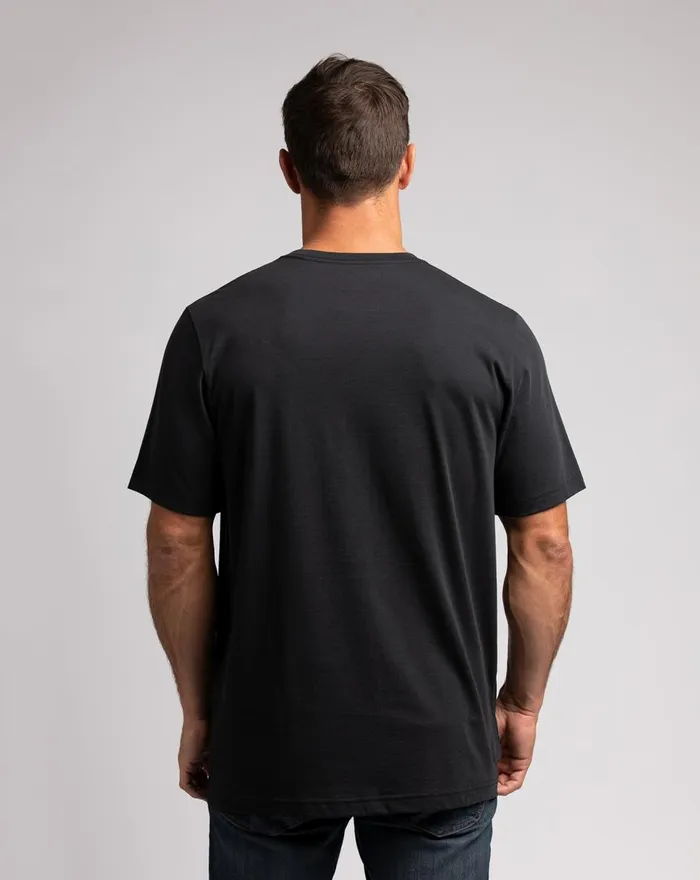 Men Tees TravisMathew COOL COYOTE TEE Black Men Tees TravisMathew COOL COYOTE TEE Black