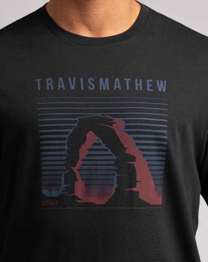 Men Tees TravisMathew COOL COYOTE TEE Black Men Tees TravisMathew COOL COYOTE TEE Black
