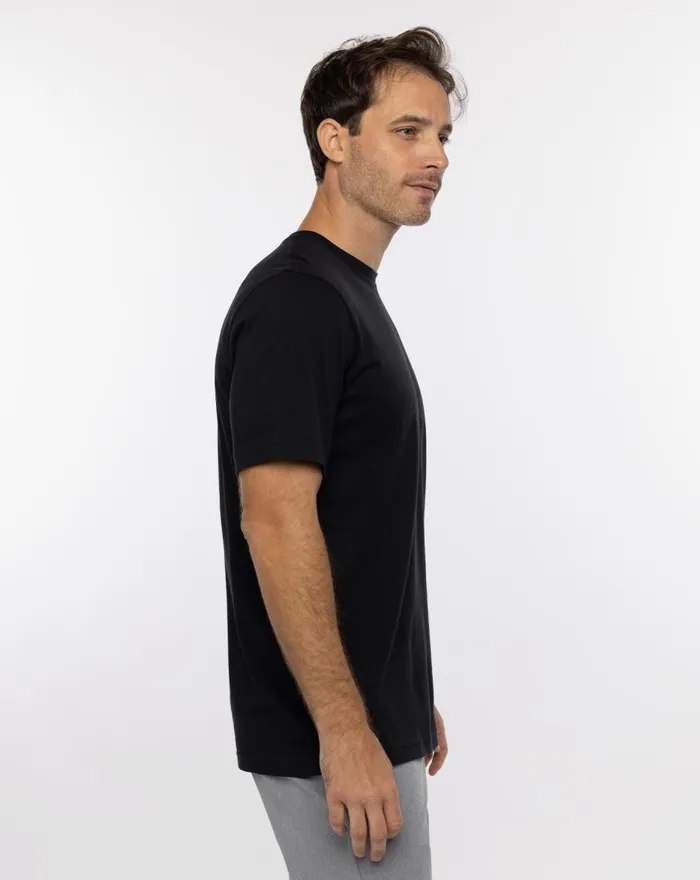 Men Tees TravisMathew DINOSAUR VALLEY TEE Black Men Tees TravisMathew DINOSAUR VALLEY TEE Black