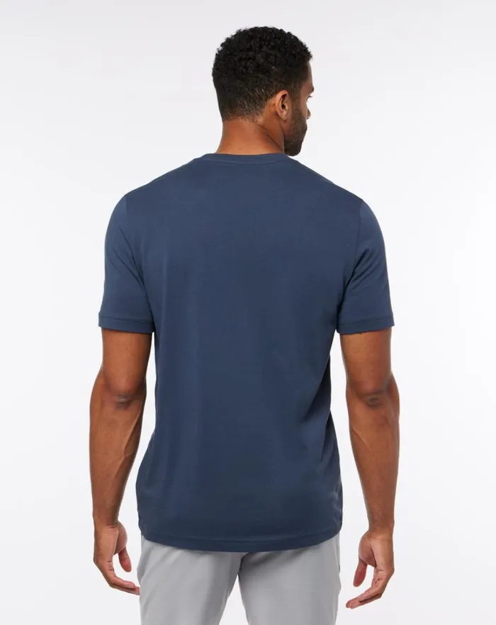 Men Tees TravisMathew HOOT AND HOLLAR 20 TEE Blue Nights