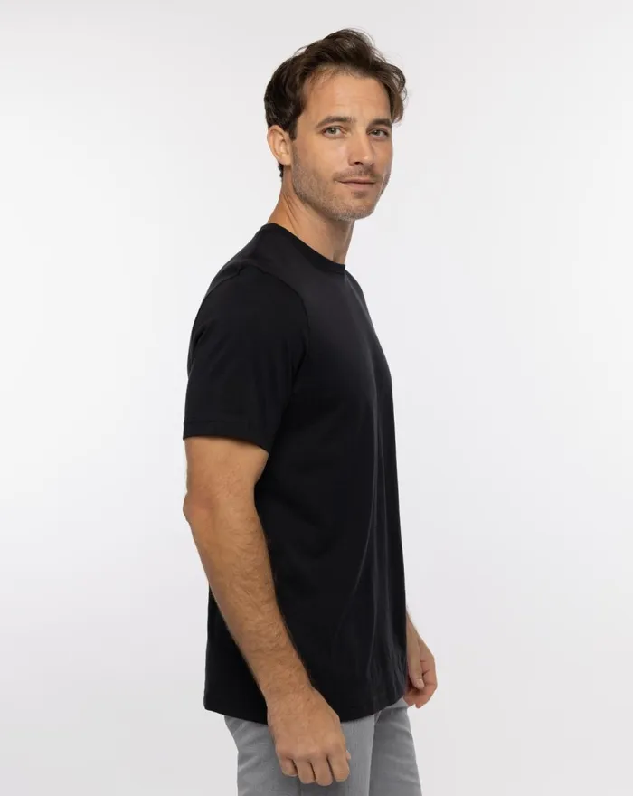 Men Tees TravisMathew MALARKY TEE Black Men Tees TravisMathew MALARKY TEE Black
