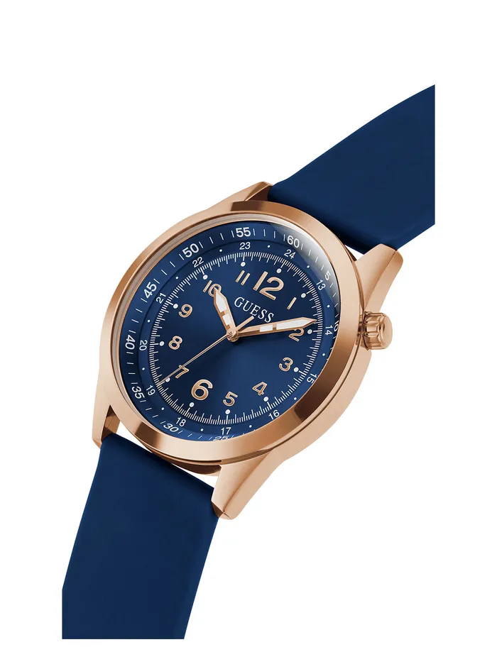 Men Watches GUESS Blue Max Silicone Watch Men Watches GUESS Blue Max Silicone Watch