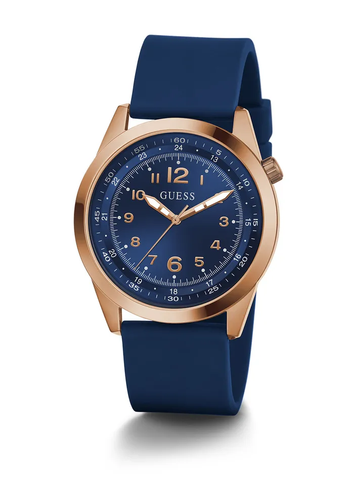 Men Watches GUESS Blue Max Silicone Watch Men Watches GUESS Blue Max Silicone Watch