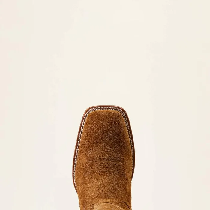 Men Western Boots Ariat Bench Made Bassett Western Boot Oiled Tan Roughout Men Western Boots Ariat Bench Made Bassett Western Boot Oiled Tan Roughout