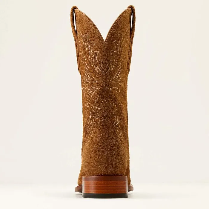 Men Western Boots Ariat Bench Made Bassett Western Boot Oiled Tan Roughout Men Western Boots Ariat Bench Made Bassett Western Boot Oiled Tan Roughout