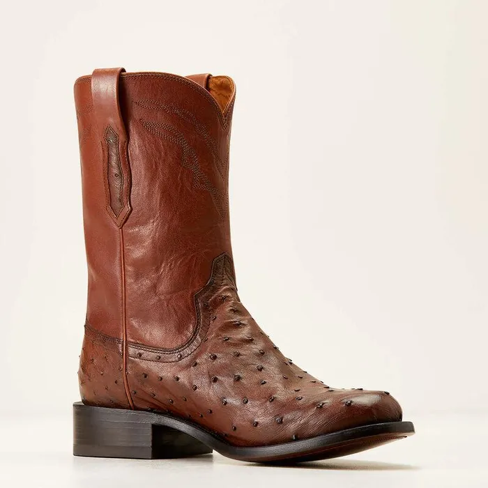 Men Western Boots Ariat Bench Made Clanton Western Boot Bourbon Full Quill Ostrich Men Western Boots Ariat Bench Made Clanton Western Boot Bourbon Full Quill Ostrich