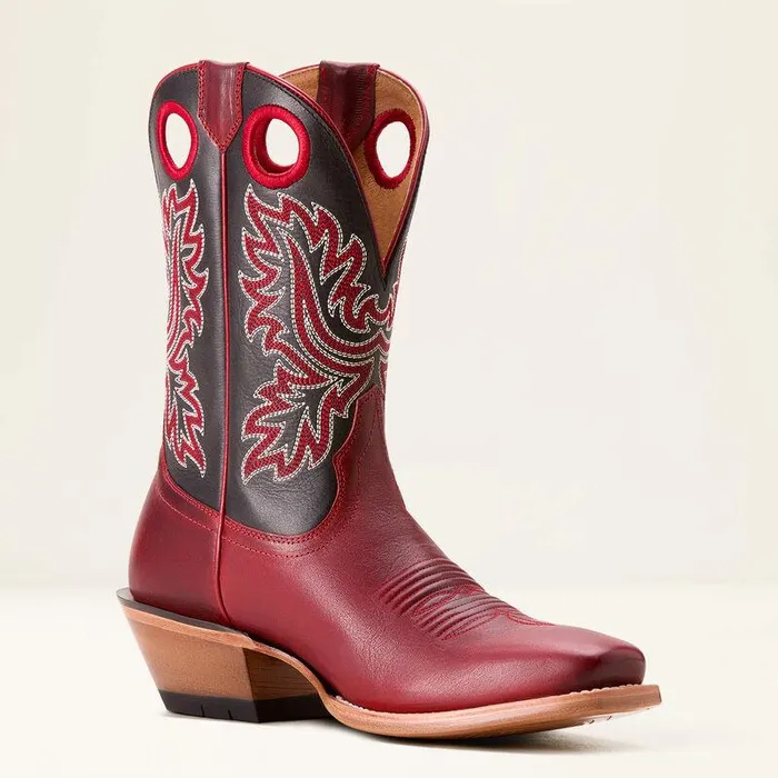 Men Western Boots Ariat Bronc Stomper Cowboy Boot Flame Redraven Black Men Western Boots Ariat Bronc Stomper Cowboy Boot Flame Redraven Black