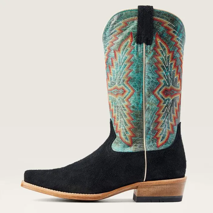 Men Western Boots Ariat Futurity Showman Cowboy Boot Black Roughout Men Western Boots Ariat Futurity Showman Cowboy Boot Black Roughout