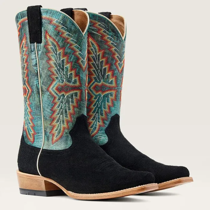 Men Western Boots Ariat Futurity Showman Cowboy Boot Black Roughout Men Western Boots Ariat Futurity Showman Cowboy Boot Black Roughout