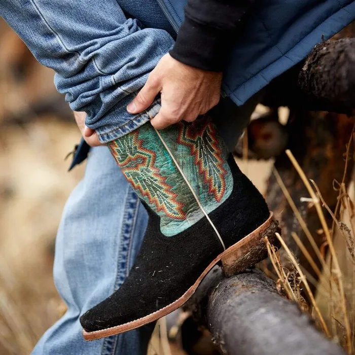 Men Western Boots Ariat Futurity Showman Cowboy Boot Black Roughout Men Western Boots Ariat Futurity Showman Cowboy Boot Black Roughout