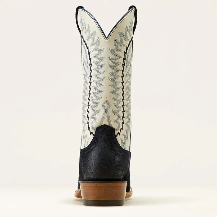Men Western Boots Ariat Futurity Time Cowboy Boot Polo Blue Roughoutblanco Men Western Boots Ariat Futurity Time Cowboy Boot Polo Blue Roughoutblanco