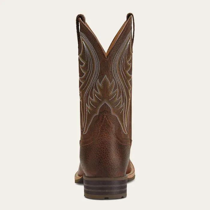 Men Western Boots Ariat Hybrid Rancher Western Boot Brown Oiled Rowdy Men Western Boots Ariat Hybrid Rancher Western Boot Brown Oiled Rowdy