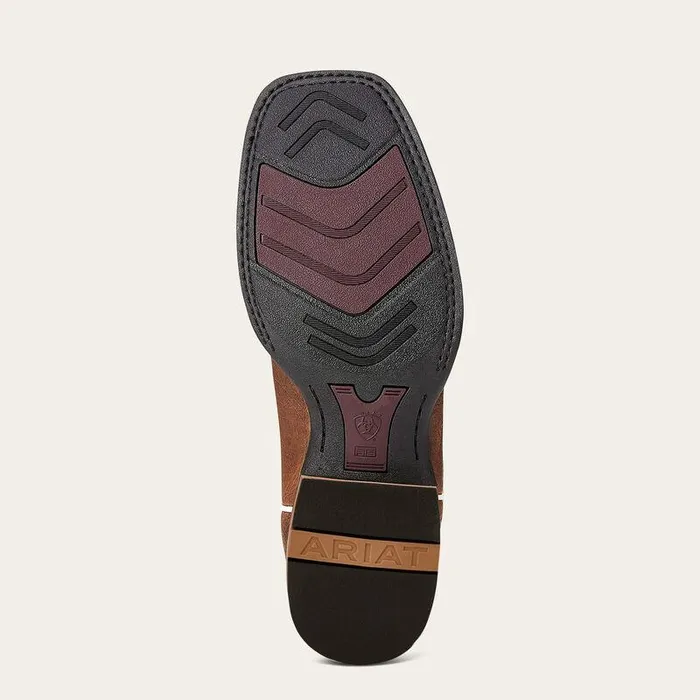 Men Western Boots Ariat Quickdraw Western Boot Tumbled Bark Men Western Boots Ariat Quickdraw Western Boot Tumbled Bark