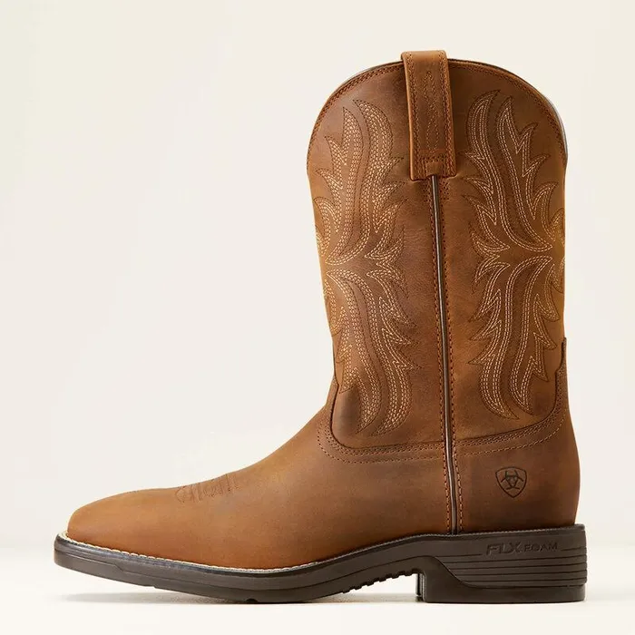 Men Western Boots Ariat Ridgeback Cowboy Boot Oily Distressed Tan Men Western Boots Ariat Ridgeback Cowboy Boot Oily Distressed Tan
