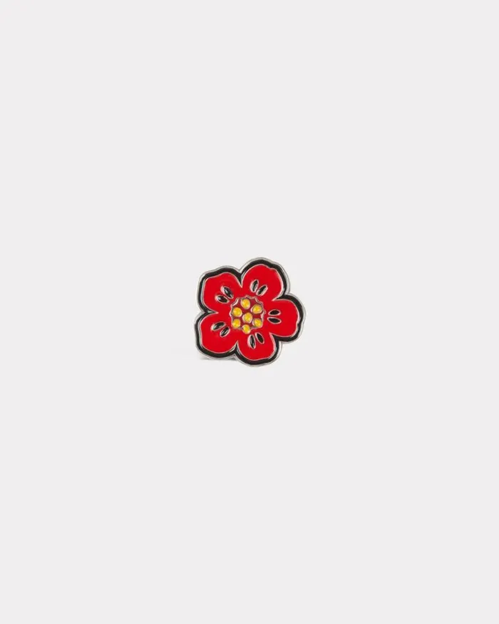 MenWomen 039Boke Flower039 Ring Medium Red Kenzo Pins And Jewelry