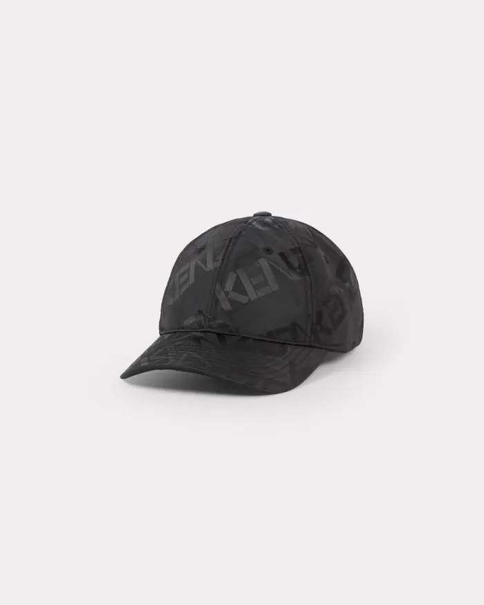 MenWomen 039KENZOGRAM039 Cap Black Kenzo Caps And Hats