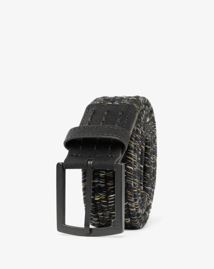 MenWomen Belts TravisMathew POPSICLE 20 STRETCH WOVEN BELT Blackquiet Harbor