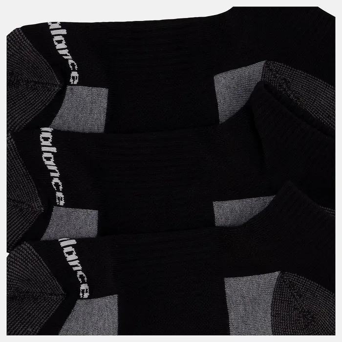 MenWomen Cushioned Low Cut Socks 6 Pack Black New Balance Socks MenWomen Cushioned Low Cut Socks 6 Pack Black New Balance Socks
