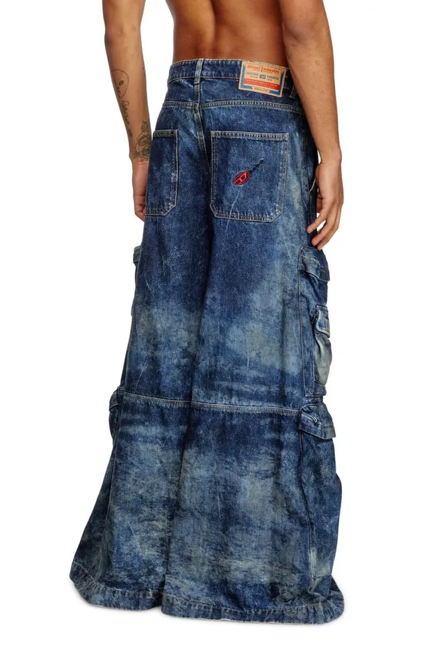 MenWomen Diesel Diesel X Damiano David Relaxed Jeans DGiappo 0DBCW Dark Blue MenWomen Diesel Diesel X Damiano David Relaxed Jeans DGiappo 0DBCW Dark Blue