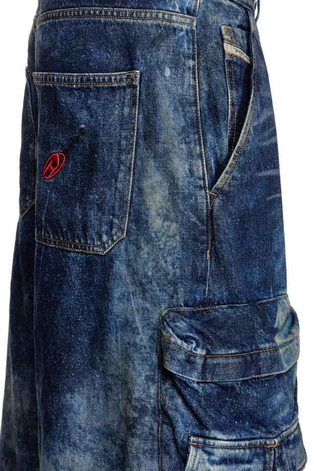 MenWomen Diesel Diesel X Damiano David Relaxed Jeans DGiappo 0DBCW Dark Blue MenWomen Diesel Diesel X Damiano David Relaxed Jeans DGiappo 0DBCW Dark Blue