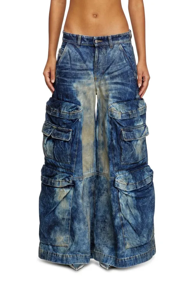 MenWomen Diesel Diesel X Damiano David Relaxed Jeans DGiappo 0DBCW Dark Blue MenWomen Diesel Diesel X Damiano David Relaxed Jeans DGiappo 0DBCW Dark Blue