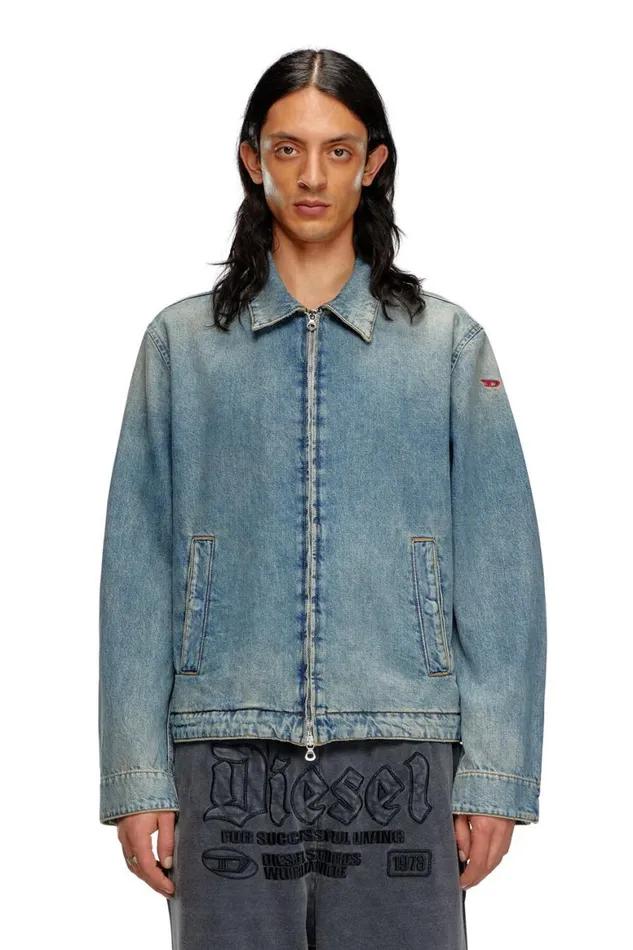 MenWomen Diesel Jackets DROHE Light Blue MenWomen Diesel Jackets DROHE Light Blue
