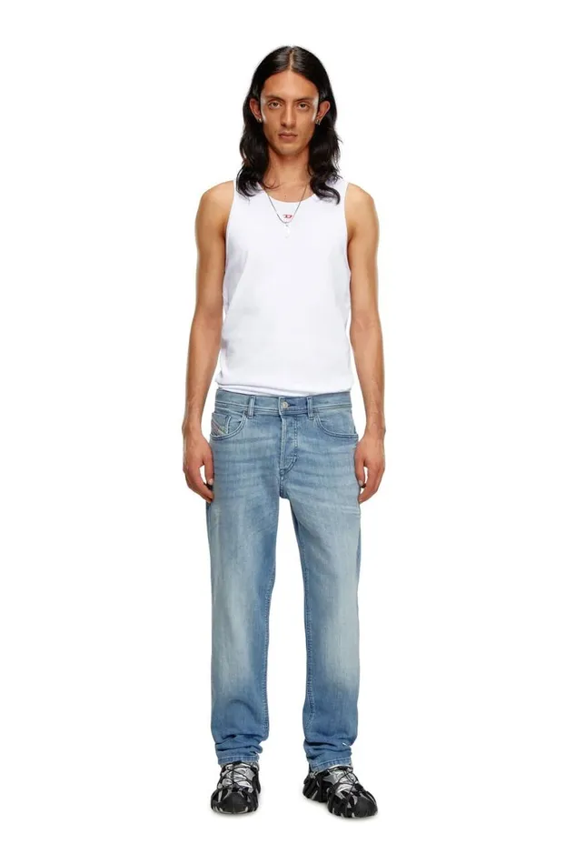 MenWomen Diesel Jeans Regular Jeans 2023 DFinitive 0GRDI Light Blue