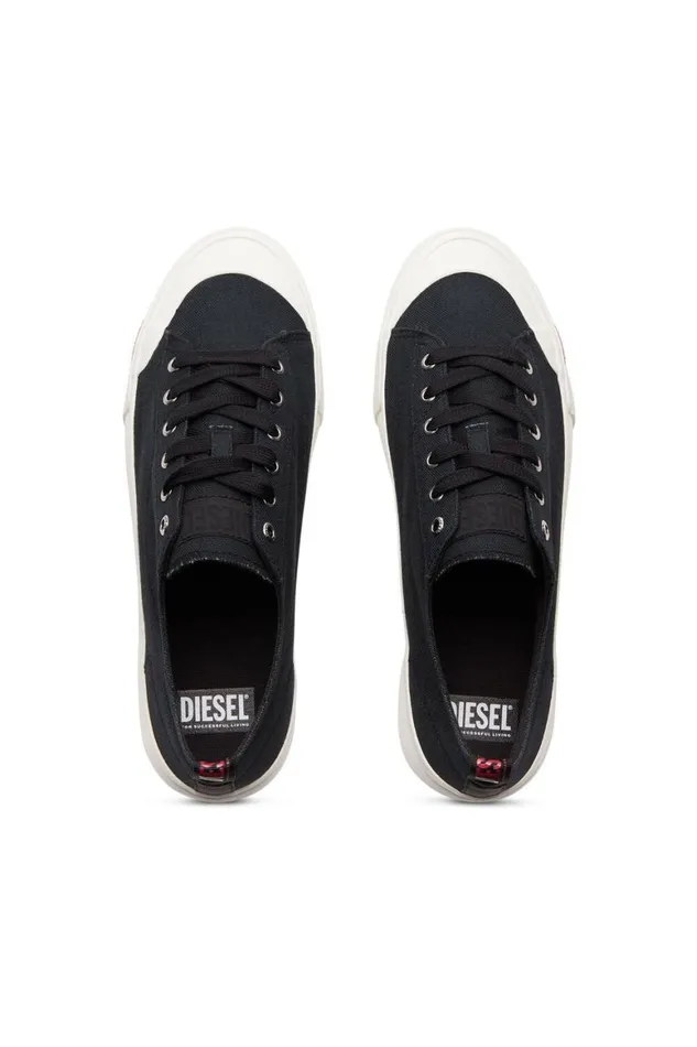 MenWomen Diesel Sneakers SATHOS LOW Black MenWomen Diesel Sneakers SATHOS LOW Black