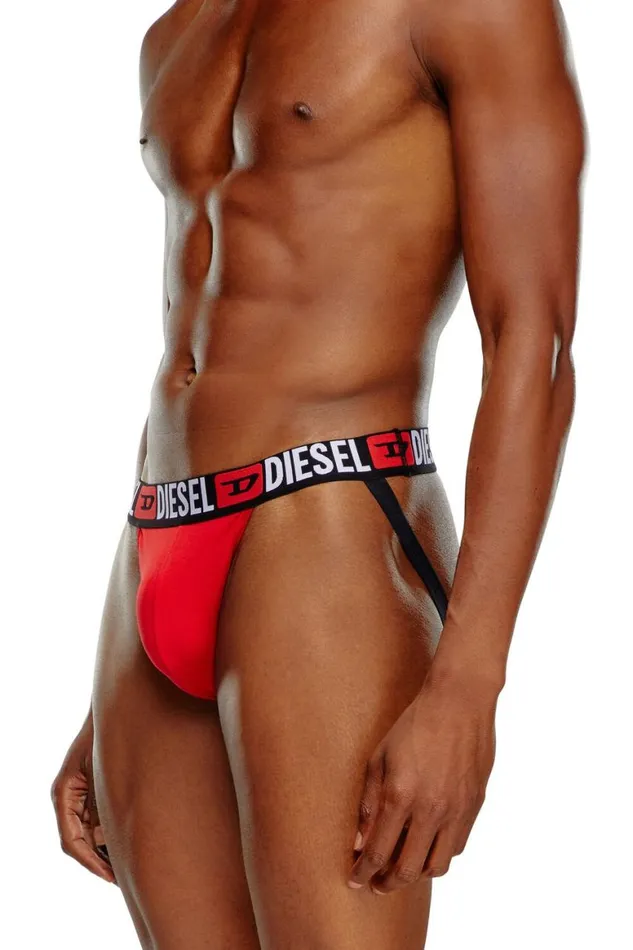 MenWomen Diesel Underwear UMBRJOCKYTHREEPACK Redgrey