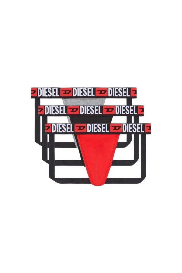 MenWomen Diesel Underwear UMBRJOCKYTHREEPACK Redgrey MenWomen Diesel Underwear UMBRJOCKYTHREEPACK Redgrey