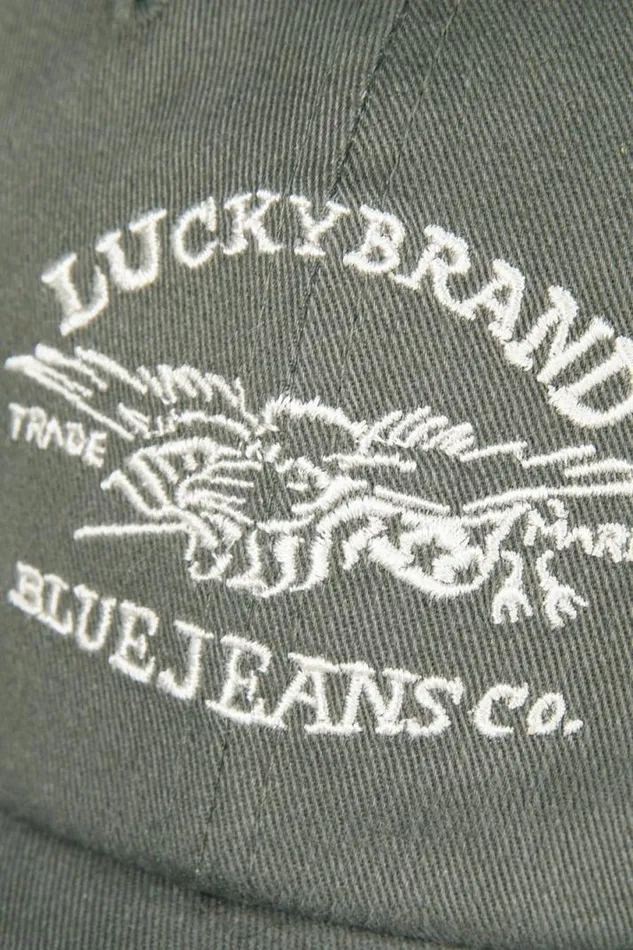 MenWomen Lucky Brand Hats Lucky Blue Jeans Co Emb Dad Hat Bright Green