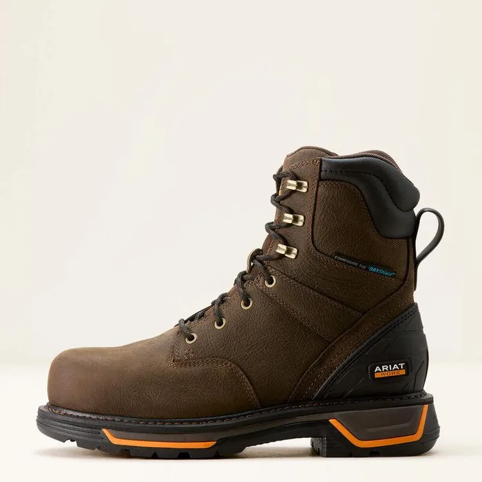 Men Work Boots Ariat Big Rig 8quot Waterproof Composite Toe Work Boot Iron Coffee Men Work Boots Ariat Big Rig 8quot Waterproof Composite Toe Work Boot Iron Coffee