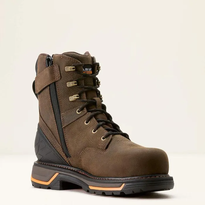 Men Work Boots Ariat Big Rig 8quot Waterproof Composite Toe Work Boot Iron Coffee Men Work Boots Ariat Big Rig 8quot Waterproof Composite Toe Work Boot Iron Coffee