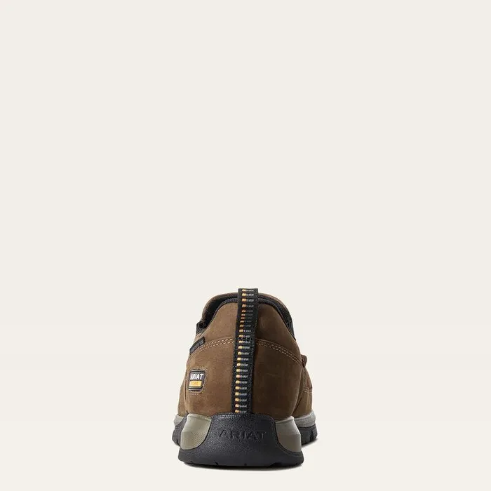 Men Work Boots Ariat Edge LTE SlipOn SD Composite Toe Work Boot Dark Brown Men Work Boots Ariat Edge LTE SlipOn SD Composite Toe Work Boot Dark Brown
