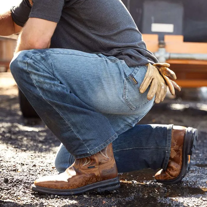 Men Work Boots Ariat Sierra Shock Shield Waterproof Work Boot Distressed Brown Men Work Boots Ariat Sierra Shock Shield Waterproof Work Boot Distressed Brown