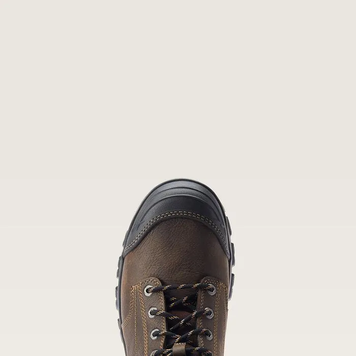 Men Work Boots Ariat Treadfast 8quot Waterproof Work Boot Dark Brown Men Work Boots Ariat Treadfast 8quot Waterproof Work Boot Dark Brown