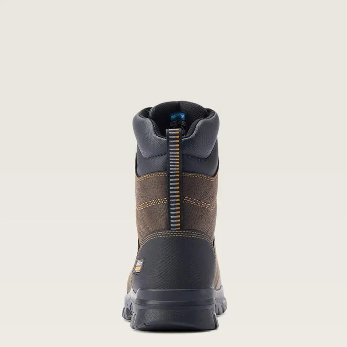 Men Work Boots Ariat Treadfast 8quot Waterproof Work Boot Dark Brown Men Work Boots Ariat Treadfast 8quot Waterproof Work Boot Dark Brown