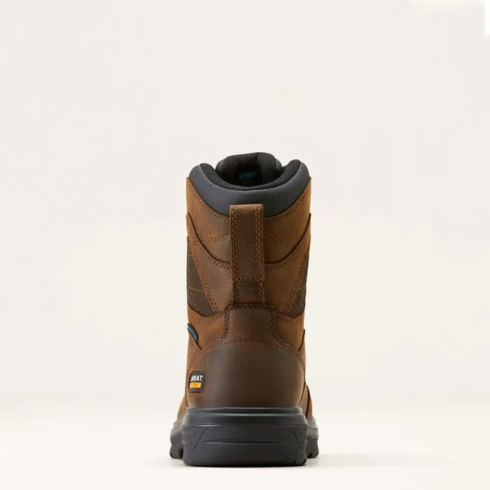Men Work Boots Ariat Turbo 8quot Waterproof Work Boot Rich Brown Men Work Boots Ariat Turbo 8quot Waterproof Work Boot Rich Brown