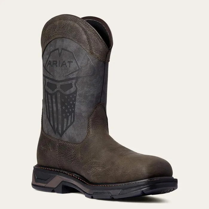 Men Work Boots Ariat WorkHog XT Incognito Carbon Toe Work Boot Iron Coffee Men Work Boots Ariat WorkHog XT Incognito Carbon Toe Work Boot Iron Coffee