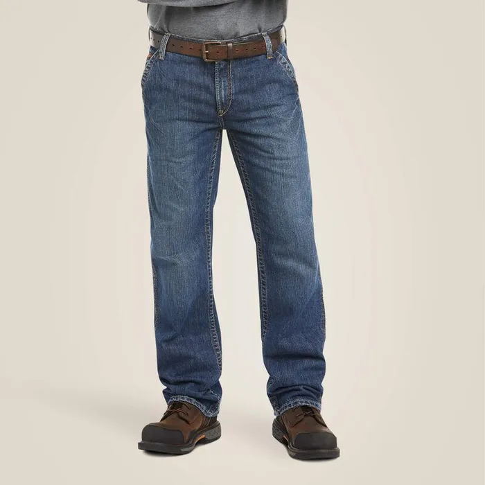 Men Workwear Ariat FR M4 Relaxed Workhorse Boot Cut Jean Flint